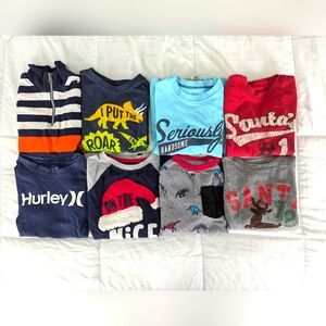 Boys Size 4 Long Sleeve Shirts & Christmas Shirts